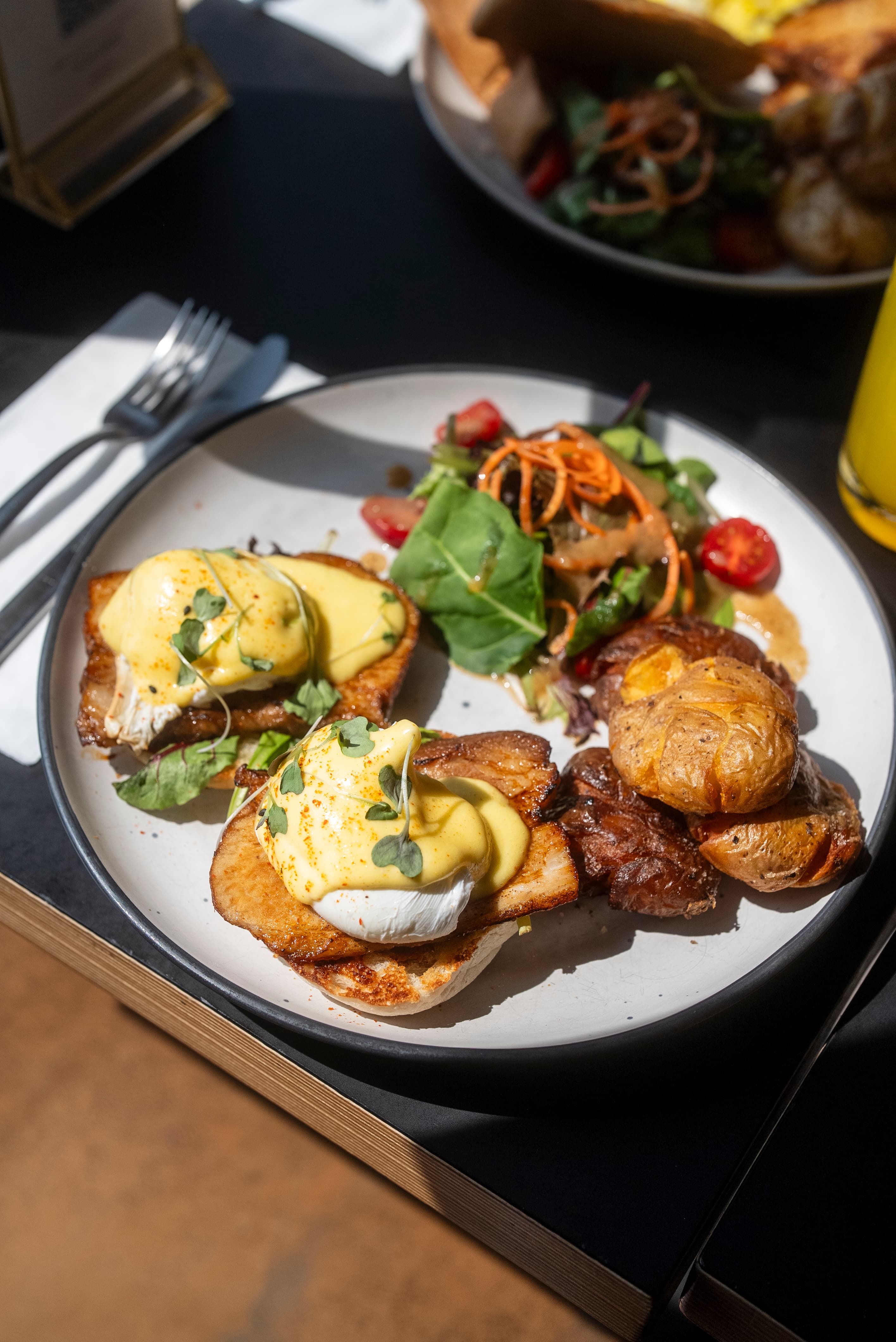 Chashu Eggs Benny