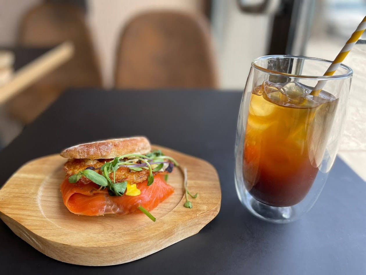 Combo 2 — Salmon Breakfast Sammy