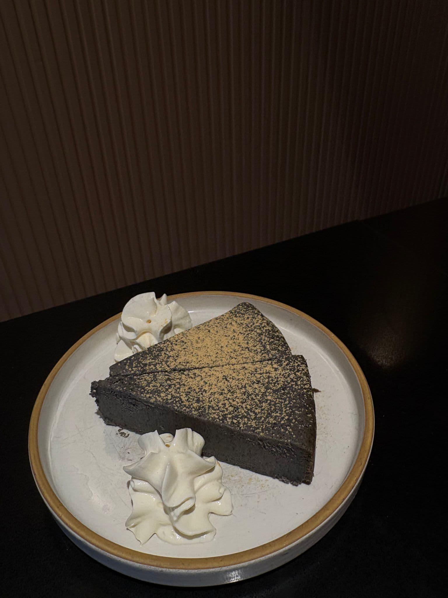 Kinako Black Sesame Cheesecake