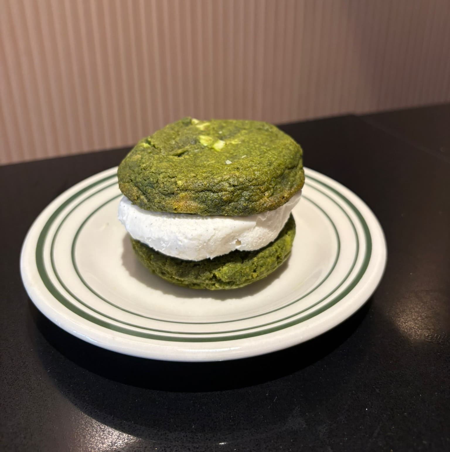 Matcha Ice Cream Sandwich