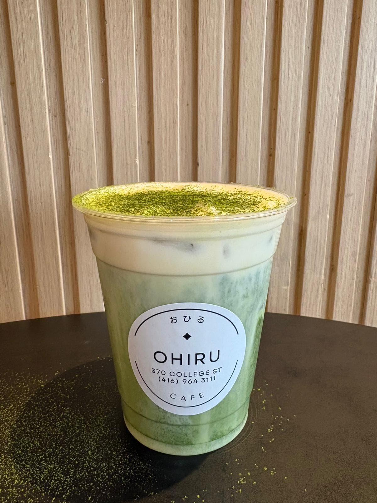 Matcha Maple Miso Foam